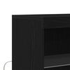 vidaXL LED-Sideboard Schwarz 60 x 37 x 100 cm Holzwerkstoff