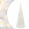 vidaXL Pop-Up-Weihnachtsbaum K&uuml;nstlich 150 LEDs Wei&szlig; 180 cm