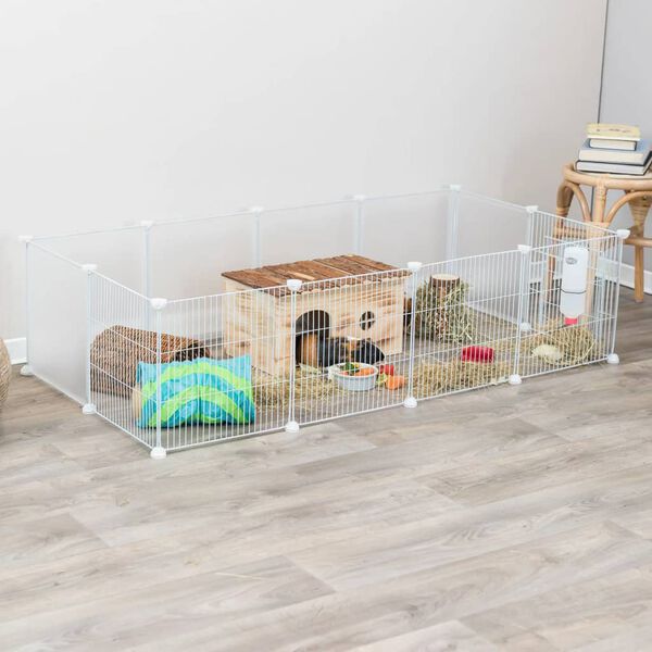 TRIXIE Indoor-Freilaufgehege f&uuml;r Nagetiere 140x35x70 cm Wei&szlig;