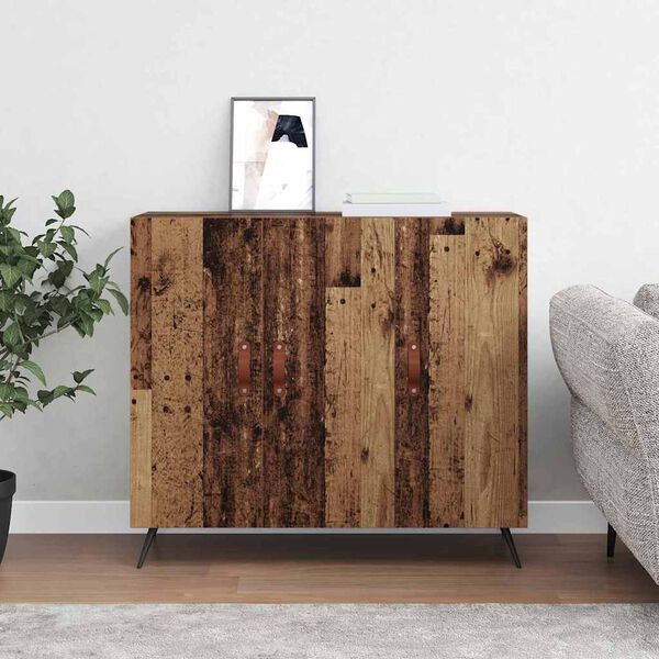 vidaXL Sideboard Altholz 89,5 x 34 x 80 cm Holzwerkstoff