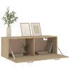vidaXL Wandschrank Sonoma-Eiche 100x36,5x35 cm Holzwerkstoff