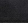 vidaXL Teppich Waschbar Flauschig Kurzflor 160x230 Rutschfest Schwarz