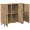 vidaXL Sideboard Artisan-Eiche 90 x 32,5 x 80 cm Holzwerkstoff