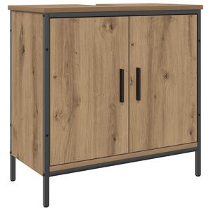 vidaXL Waschbeckenunterschrank Artisan-Eiche 60x30x60 cm Holzwerkstoff