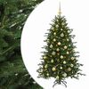 vidaXL K&uuml;nstlicher Weihnachtsbaum mit Weihnachtskugel 150 cm 150 LEDs