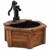 vidaXL Gartenbrunnen mit Pumpe 57x57x53 cm Massivholz Tanne