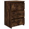 vidaXL Nachttisch R&auml;uchereiche 40x35x62,5 cm Holzwerkstoff