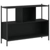 vidaXL B&uuml;cherregal Schwarz 102x28x77,5 cm Holzwerkstoff