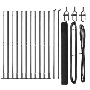 vidaXL Zaunpfosten Grau