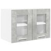 vidaXL H&auml;ngeschrank 2 pcs Beton Grau 60 x 31 x 40 cm Holzwerkstoff