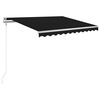 vidaXL Markise Automatisch Einziehbar 300x250 cm Anthrazit