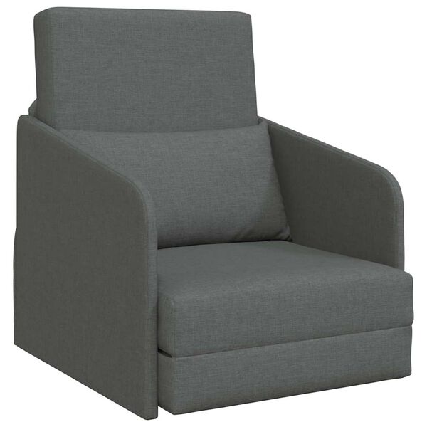 vidaXL Schlafsofa Dunkelgrau 65 x 80 x 83 cm Samt