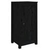 vidaXL Sideboards 2 Stk. Schwarz 39x35x80 cm Massivholz Kiefer