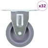 vidaXL 32 Stk. Bockrollen 75 mm