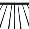vidaXL Bettgestell mit Kopf- und Fußteil Metall Schwarz 80x200 cm