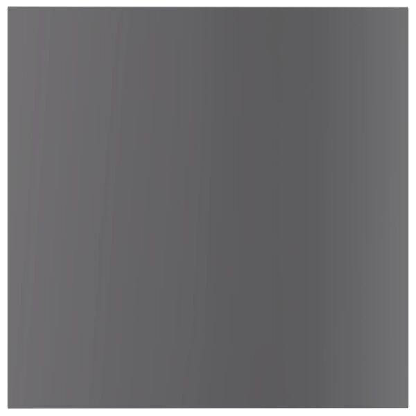 vidaXL B&uuml;cherregal-Bretter 8 Stk. Hochglanz-Grau 40x40x1,5 cm