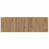 vidaXL 8-tlg. TV-Schrank-Set Wandmontage Artisan-Eiche Holzwerkstoff