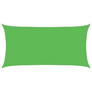 vidaXL Sonnensegel 160 g/m&sup2; Rechteckig Hellgr&uuml;n 2x3,5 m HDPE
