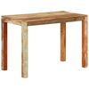 vidaXL Esstisch 110x55x76 cm Altholz Massiv
