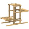 vidaXL Pflanzenst&auml;nder Wei&szlig; 82 x 36 x 60 cm Massivholz Akazie