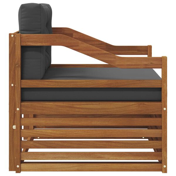 vidaXL Outdoor-Sofagarnitur Massivholz Akazie Natur