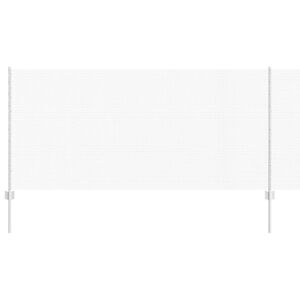 vidaXL Zaun mit Pfosten Silber