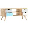 vidaXL TV-Schrank 110×35×48 cm Massivholz Mango