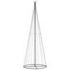 vidaXL LED-Weihnachtsbaum Kegelform Blau 732 LEDs 160x500 cm