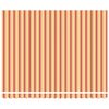 vidaXL Markisenstoff mit Gelb und Orange 400 x 300 cm Polyester