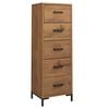 vidaXL Kommode 42x35x110 cm Massivholz Kiefer