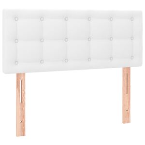 vidaXL Kopfteil Wei&szlig; 100x5x78/88 cm Kunstleder