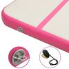 vidaXL Aufblasbare Gymnastikmatte mit Pumpe 500x100x20 cm PVC Rosa