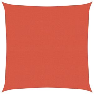 vidaXL Sonnensegel 160 g/m&sup2; Terrakottarot 7x7 m HDPE