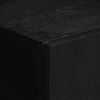 vidaXL Sideboard Schwarz 90x35x75 cm Holzwerkstoff