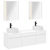 vidaXL Badezimmerschrank-Set 5 pcs Wei&szlig; 53 x 15,5 x 70 cm