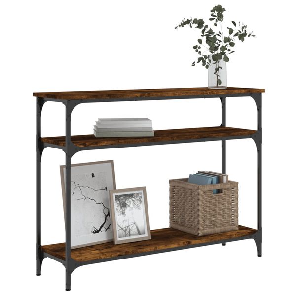 vidaXL Konsolentisch R&auml;uchereiche 100x29x75 cm Holzwerkstoff