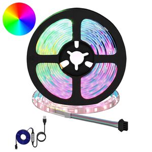 vidaXL LED-Streifen 2 stk. Schwarz und Transparent