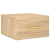 vidaXL Wand-Nachttisch Sonoma-Eiche 35x35x20 cm