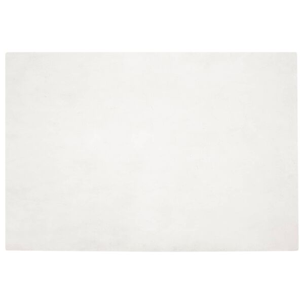 vidaXL Kunstfell Hasen Teppich Olite Creme 140 x 200 cm Polyester