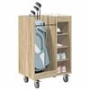 vidaXL Golf Schrank Mit Rad Uni Sonoma-Eiche 65 x 45 x 98 cm