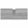 vidaXL Badschrank Grau Sonoma 80x33x60 cm Holzwerkstoff