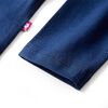 Kinder-Langarmshirt Marineblau 128