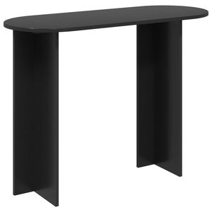 vidaXL Konsolentisch Schwarz Eichen-Optik 100 x 39,5 x 75 cm