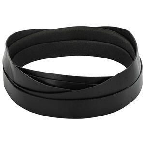 vidaXL Lederriemen 1 Schwarz 1000 x 3,5 cm Leder