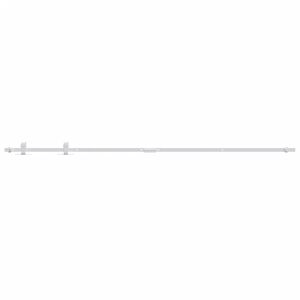 vidaXL Mini Schiebet&uuml;rbeschlag Set f&uuml;r Schrankt&uuml;ren Carbonstahl 200 cm