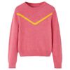 Kinderpullover Gestrickt Altrosa 128