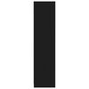 vidaXL Kleiderschrank Schwarz 50x50x200 cm Holzwerkstoff