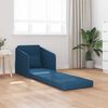 vidaXL Schlafsofa 60cm Blau Stoff