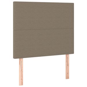 vidaXL Kopfteil Taupe 80x5x118/128 cm Stoff