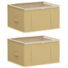 vidaXL Aufbewahrungsbox mit transparentem Oberfenster 2 stk. 33,6 L